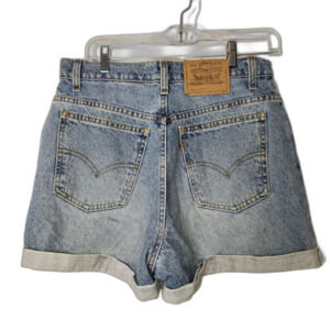 VINTAGE LEVIS Orange Tag 954 Denim Jean Shorts Womens Size 11